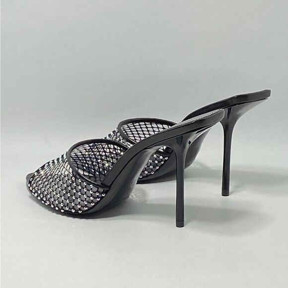 Saint Laurent Luz Mules In Mesh With Rhinestones size 39 - Picture 6 of 13
